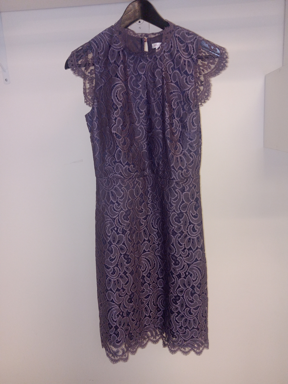 Xhilaration Purple Lace Midi Dress